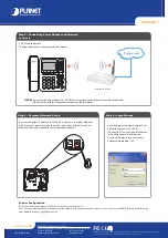 Предварительный просмотр 2 страницы Planet Networking & Communication VIP-362WT Quick Installation Manual