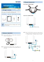 Preview for 1 page of Planet Networking & Communication WDRT-1800AX Quick Manual