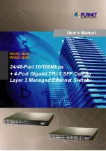 Planet Networking & Communication WGS3-2820 User Manual preview