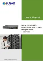 Planet Networking & Communication wgsw-28040 User Manual preview