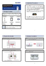 Planet Networking & Communication WNAP-7206 Quick Installation Manual preview