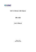 Planet Networking & Communication WNL-U552 User Manual предпросмотр