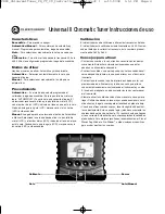 Preview for 4 page of Planet Waves Universal II Chromatic Tuner Instructions Manual