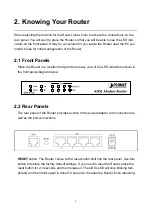 Предварительный просмотр 9 страницы Planet ADE-4110 User Manual