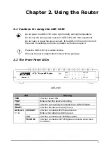 Preview for 8 page of Planet ADSL Firewall Router ADE-4120 User Manual