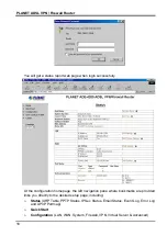 Предварительный просмотр 22 страницы Planet ADSL VPN/Firewall Router ADE-4200 User Manual