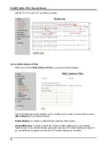 Предварительный просмотр 48 страницы Planet ADSL VPN/Firewall Router ADE-4200 User Manual