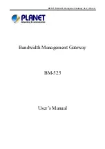 Предварительный просмотр 1 страницы Planet BM-525 User Manual