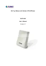 Planet Enterprise WiFi System User Manual предпросмотр