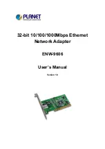 Предварительный просмотр 1 страницы Planet ENW-9606 User Manual