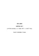 Planet EPL-2000 Quick Installation Manual preview