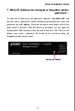 Preview for 14 page of Planet FGSD-1022 Quick Installation Manual