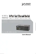 Planet FSD-805 User Manual предпросмотр