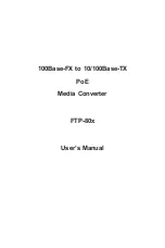 Preview for 2 page of Planet FTP-80X Series User Manual