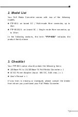 Preview for 8 page of Planet FTP-80X Series User Manual