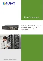 Planet GS-4210-16P2S User Manual preview