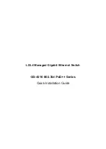 Preview for 1 page of Planet GS-4210 SERIES Quick Installation Manual