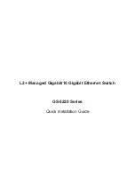 Предварительный просмотр 1 страницы Planet GS-5220-48T4X Quick Installation Manual