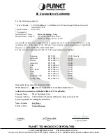 Предварительный просмотр 23 страницы Planet GST-802 User Manual