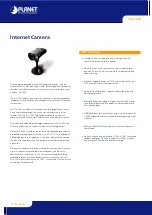 Preview for 1 page of Planet ICA-100C Specifications