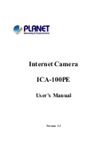 Planet ICA-100PE User Manual preview
