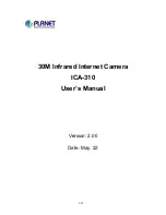 Предварительный просмотр 1 страницы Planet ICA-310 User Manual