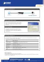 Предварительный просмотр 2 страницы Planet ICA-HM131 Quick Installation Manual