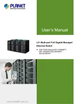 Предварительный просмотр 1 страницы Planet IGS-10020 User Manual