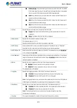 Предварительный просмотр 238 страницы Planet IGS-10020 User Manual