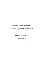 Planet IGS-501T User Manual предпросмотр