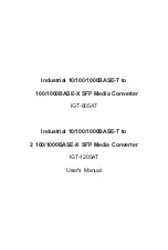 Preview for 1 page of Planet IGT-1205AT User Manual