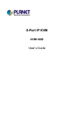 Preview for 1 page of Planet IKVM-8000 User Manual