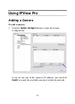 Предварительный просмотр 62 страницы Planet Internet Camera ICA-110 User Manual