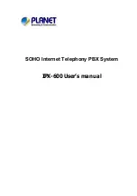 Preview for 1 page of Planet IPX-600 User Manual