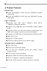 Предварительный просмотр 4 страницы Planet ISW-500T User Manual