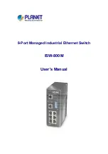 Planet ISW-800M User Manual предпросмотр