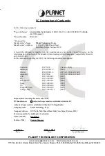 Preview for 27 page of Planet IVC-2002 User Manual