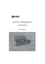 Preview for 1 page of Planet KVM-200 User Manual