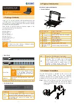 Preview for 1 page of Planet KVM-210-08M Quick Installation Manual