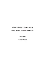 Planet LRE-101C User Manual preview