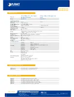 Предварительный просмотр 3 страницы Planet MGSW-004-12F Datasheet