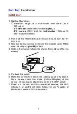 Предварительный просмотр 4 страницы Planet NOVASwitch Series Quick Installation Manual