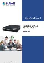 Planet NVR-3685 User Manual preview