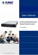 Planet NVR-E6480 User Manual preview