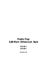 Planet Palm-Top EH-501 User Manual предпросмотр