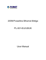 Planet PL-501-EU User Manual предпросмотр