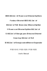 Предварительный просмотр 1 страницы Planet POE-151S User Manual