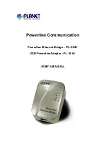 Planet Powerline Ethernet Bridge PL-104E User Manual предпросмотр