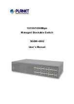 Planet SGSW-4802 User Manual предпросмотр