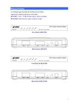 Предварительный просмотр 9 страницы Planet VIP-161SW User Manual